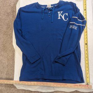 Kansas City Royals Bling Sweatshirt by Pink Size XS
